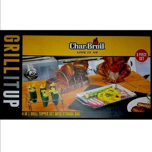 Char-Broil 4in1 grill topper set